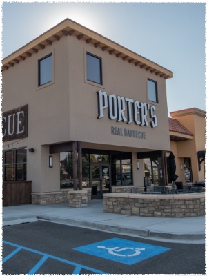 Richland location storefront Porter's Read BBQ
