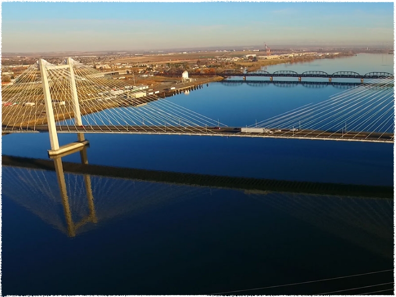 Cable bridge, Tri-Cities, WA